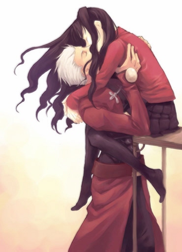 tohsaka rin and archer (fate and 1 more)