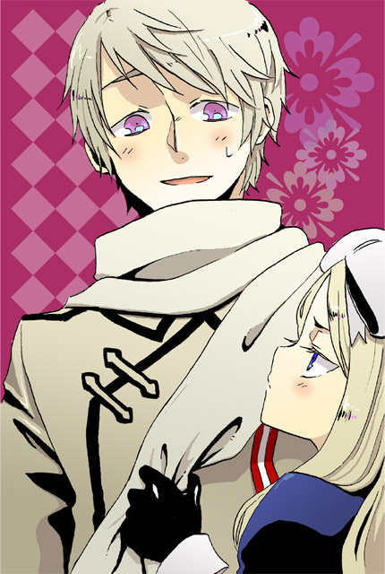 russia and belarus (axis powers hetalia) drawn by inuneko_(dcwn)