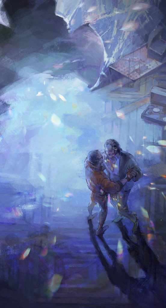 kim kitsuragi and harry du bois (disco elysium) drawn by creamyghost