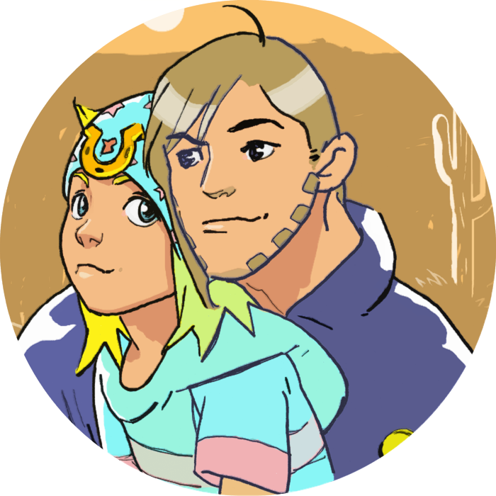 johnny joestar and gyro zeppeli (jojo no kimyou na bouken and 2 more) drawn by tanaka_kaori