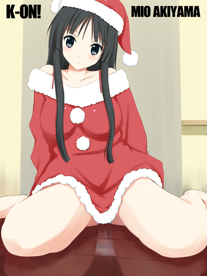 akiyama mio (k-on!) drawn by niwatori_kokezou