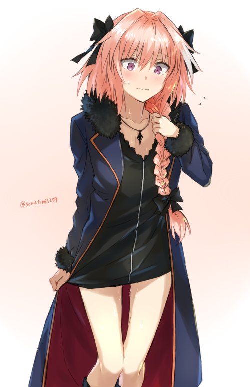 jeanne d'arc alter and astolfo (fate and 2 more) drawn by somechime_(sometime1209)
