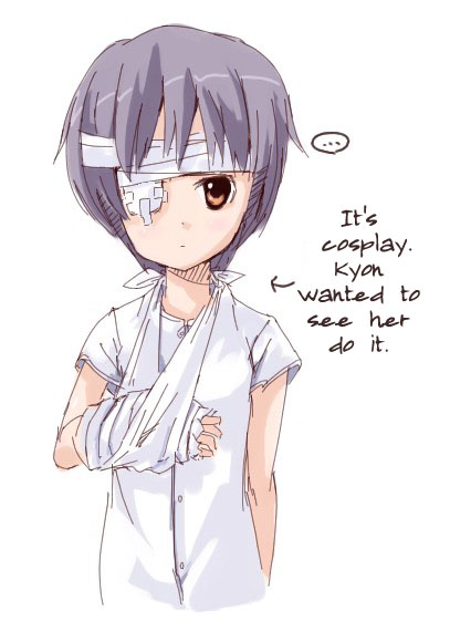 ayanami rei and nagato yuki (neon genesis evangelion and 1 more)