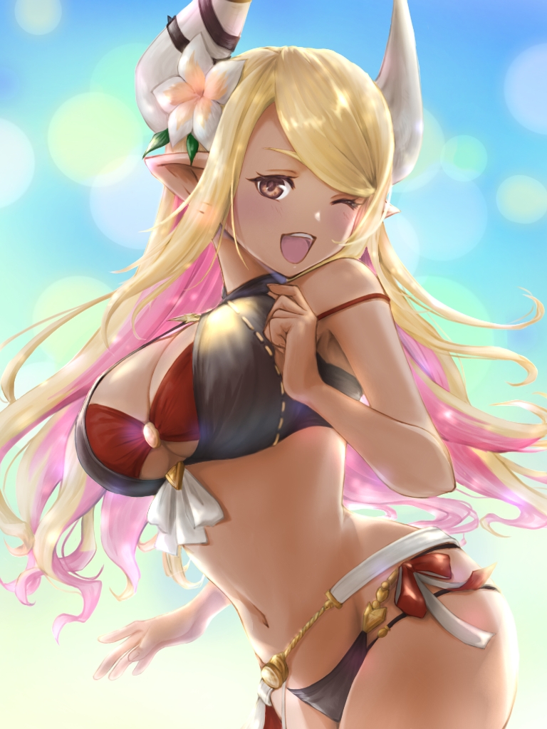 kumbhira (granblue fantasy) drawn by rei_(happily-blue-butterfly)