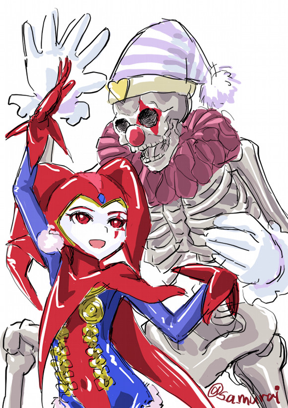 harle and skelly (chrono cross) drawn by s-a-murai