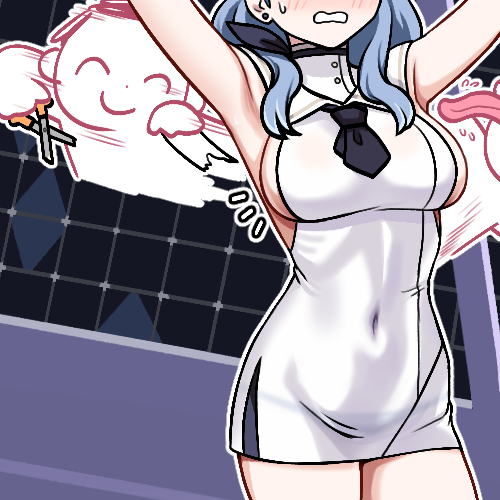 sensei, doodle sensei, and ako (blue archive) drawn by jazz_jack