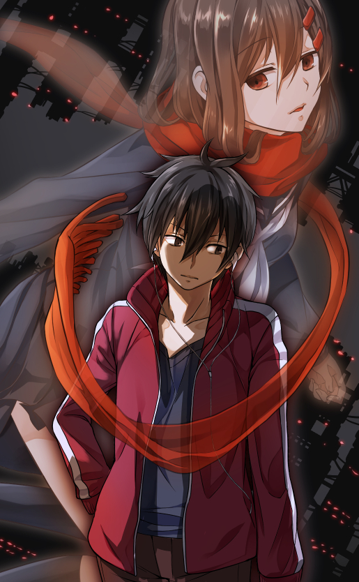 tateyama ayano and kisaragi shintarou (kagerou project) drawn by tyone