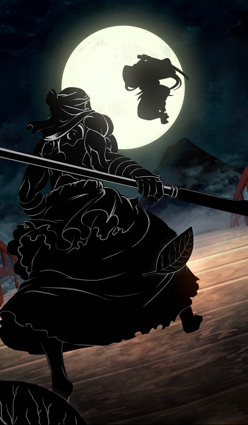 ushiwakamaru and musashibou benkei (fate and 1 more) drawn by lasengle