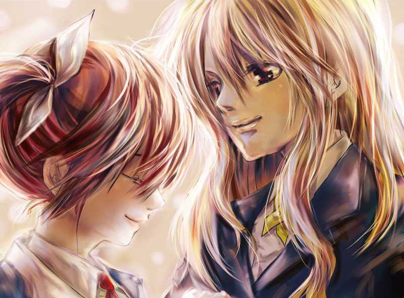 fate testarossa and takamachi nanoha (lyrical nanoha and 1 more) drawn by ego6