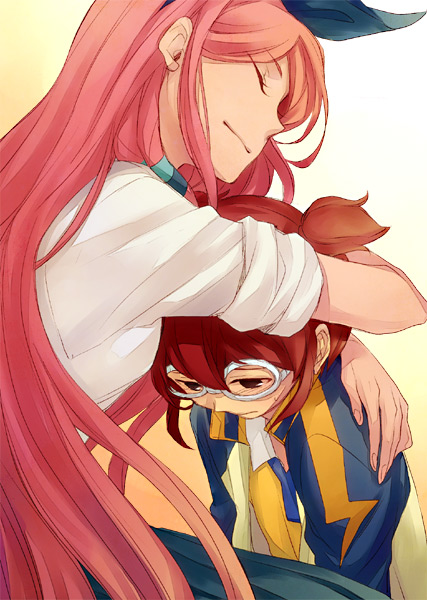seto midori and hayami tsurumasa (inazuma eleven and 1 more) drawn by wakaya_hana