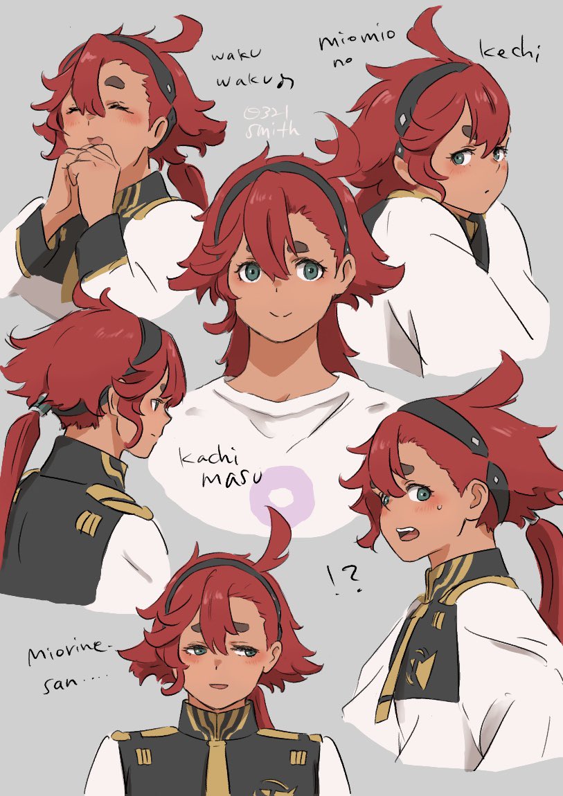 suletta mercury (gundam and 1 more) drawn by 0321smith