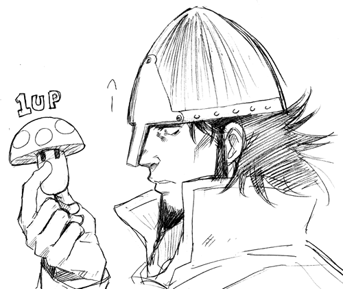 bjorn (mario and 1 more) drawn by nishizawa_saburou