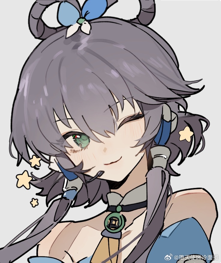 luo tianyi and luo tianyi v3 (vocaloid and 1 more) drawn by zhibuji_loom