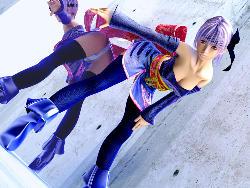 ayane (dead or alive and 1 more) drawn by m-rs