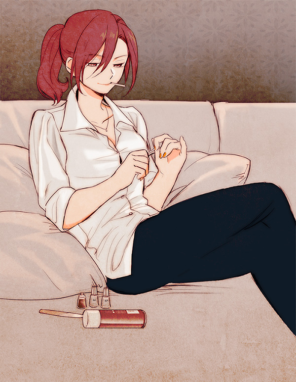 aozaki touko (kara no kyoukai) drawn by taa_(acid)