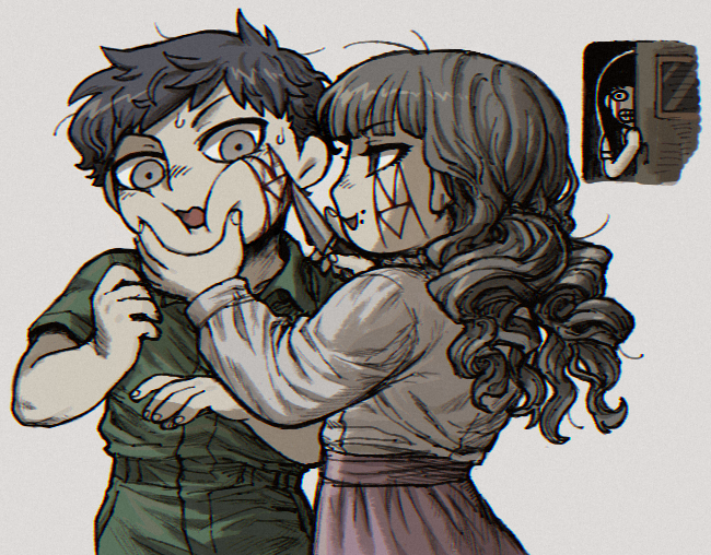 marina, levi, and samarie (fear & hunger and 1 more) drawn by sm2_hokke