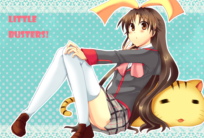 naoe riki and doruji (little busters!) drawn by oshakana