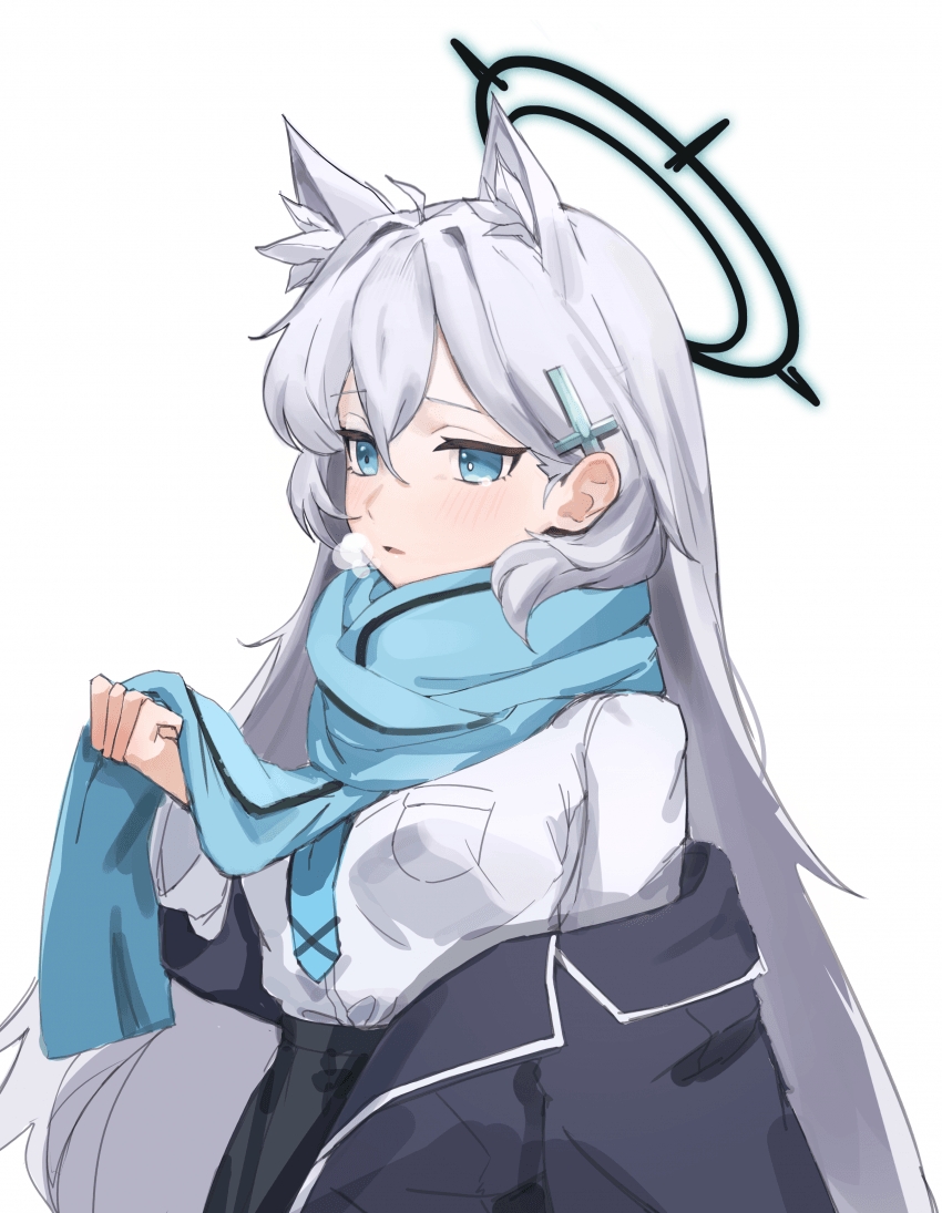 shiroko and shiroko terror (blue archive) drawn by seulpeunna