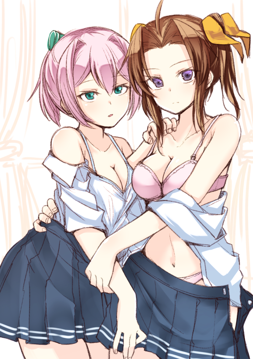 shiranui and kagerou (kantai collection) drawn by ichifuji_nitaka_(phase_nine)