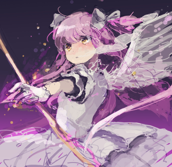 kaname madoka and ultimate madoka (mahou shoujo madoka magica) drawn by mogawn