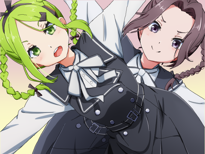 orihara sumika and kiryu touko (22/7) drawn by igashiko