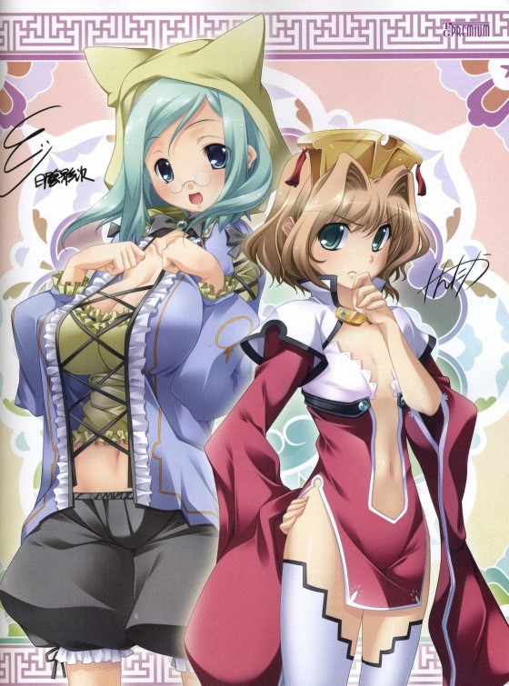 jun'iku and rikuson (koihime musou) drawn by hikage_eiji and kantaka