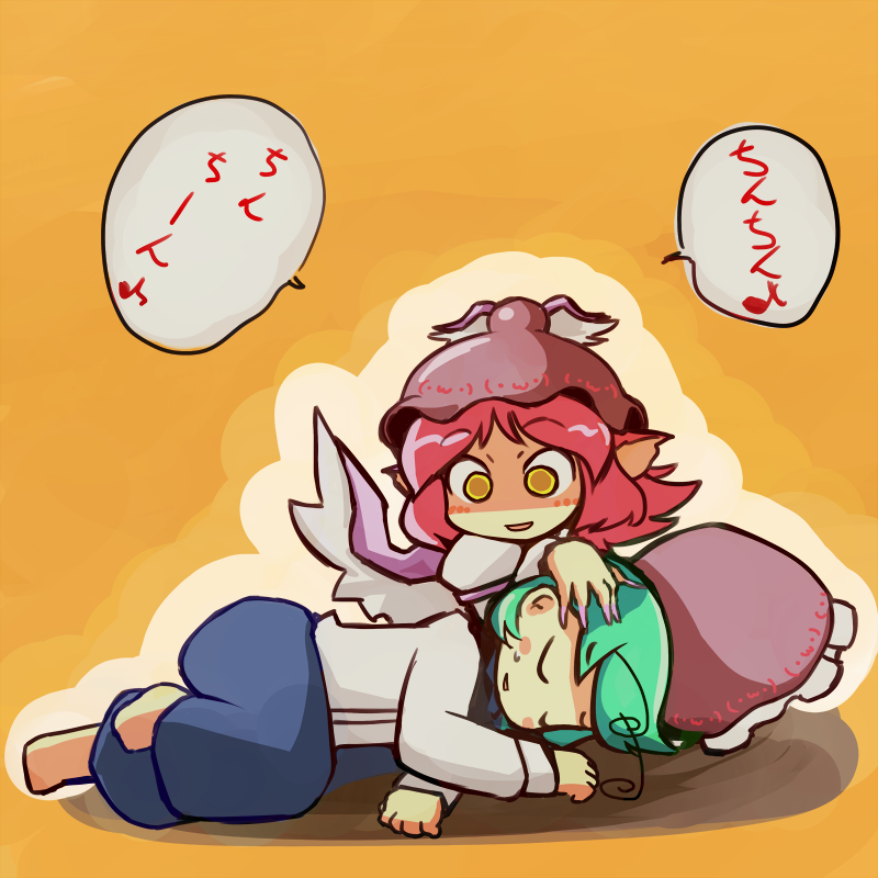mystia lorelei and wriggle nightbug (touhou) drawn by ugif