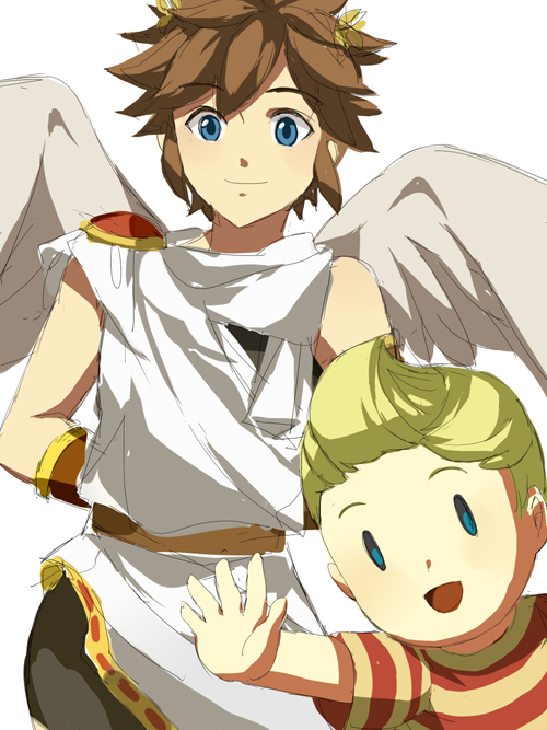 pit and lucas (super smash bros. and 3 more) drawn by muse_(rainforest)