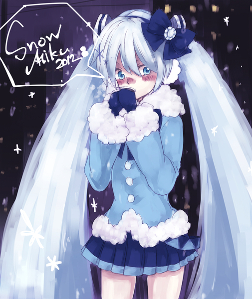hatsune miku and yuki miku (vocaloid) drawn by ayadaifuku