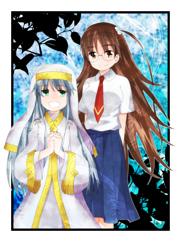 index and kazakiri hyouka (toaru majutsu no index and 1 more) drawn by nusu77