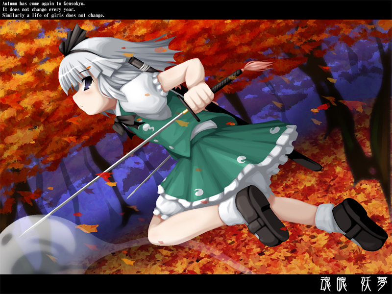 konpaku youmu (touhou and 1 more) drawn by fukaiton