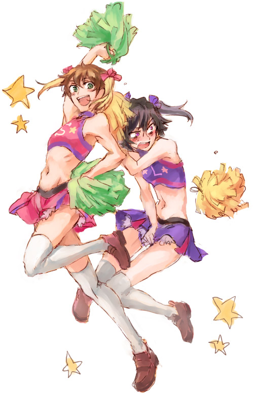 luluko and suzako (code geass) drawn by yokoshima_(tirimoti)