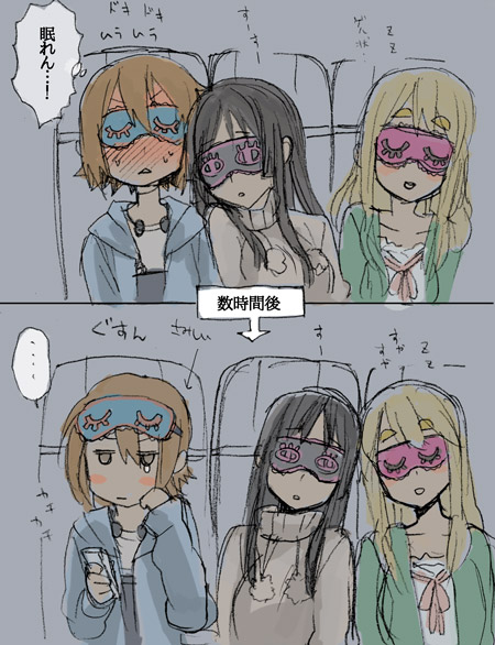 akiyama mio, tainaka ritsu, and kotobuki tsumugi (k-on! and 1 more) drawn by fukutarou_(enji127)