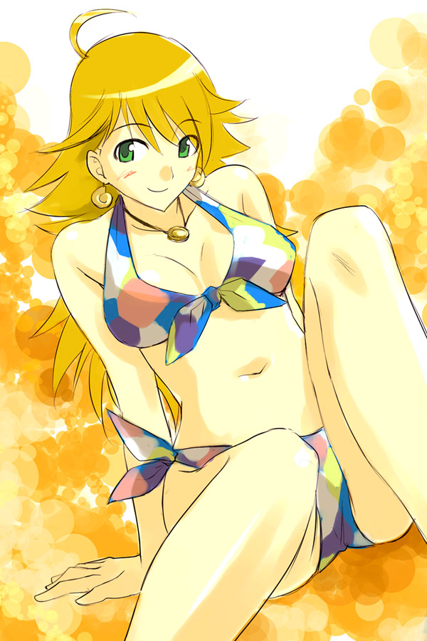 hoshii miki (idolmaster and 1 more) drawn by michael_f91