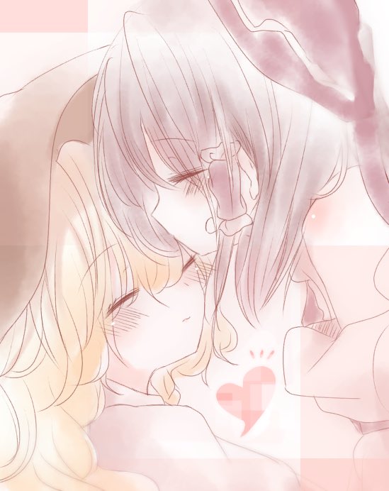 hakurei reimu and kirisame marisa (touhou) drawn by hananenmi