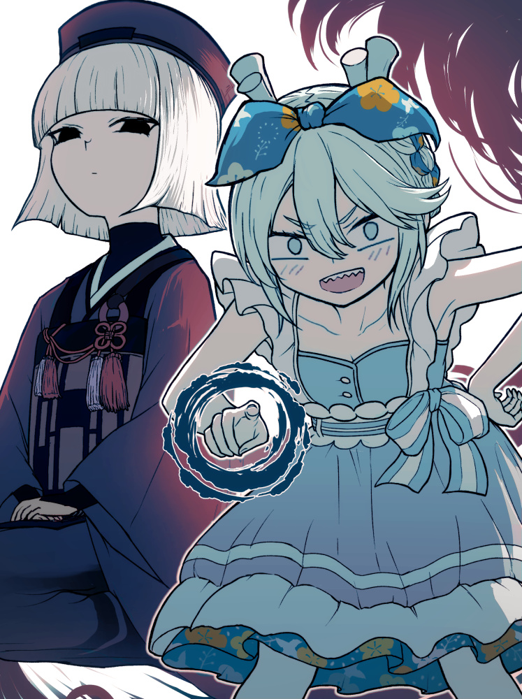 sen no rikyu and louhi (fate and 1 more) drawn by ttmt