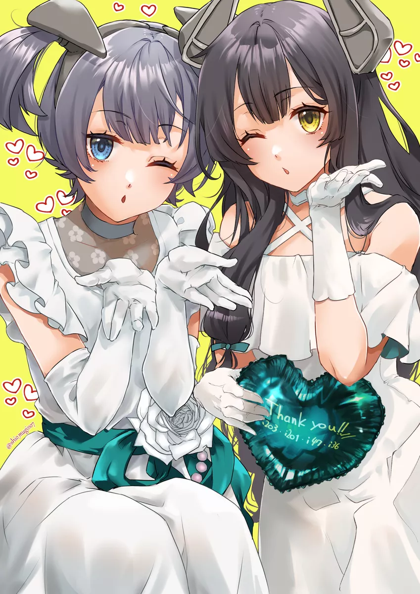 i-47 and i-36 (kantai collection) drawn by shiomugi_(shio_mugi1107)