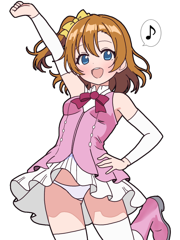 kosaka honoka (love live! and 1 more) drawn by mukiryoku_bato