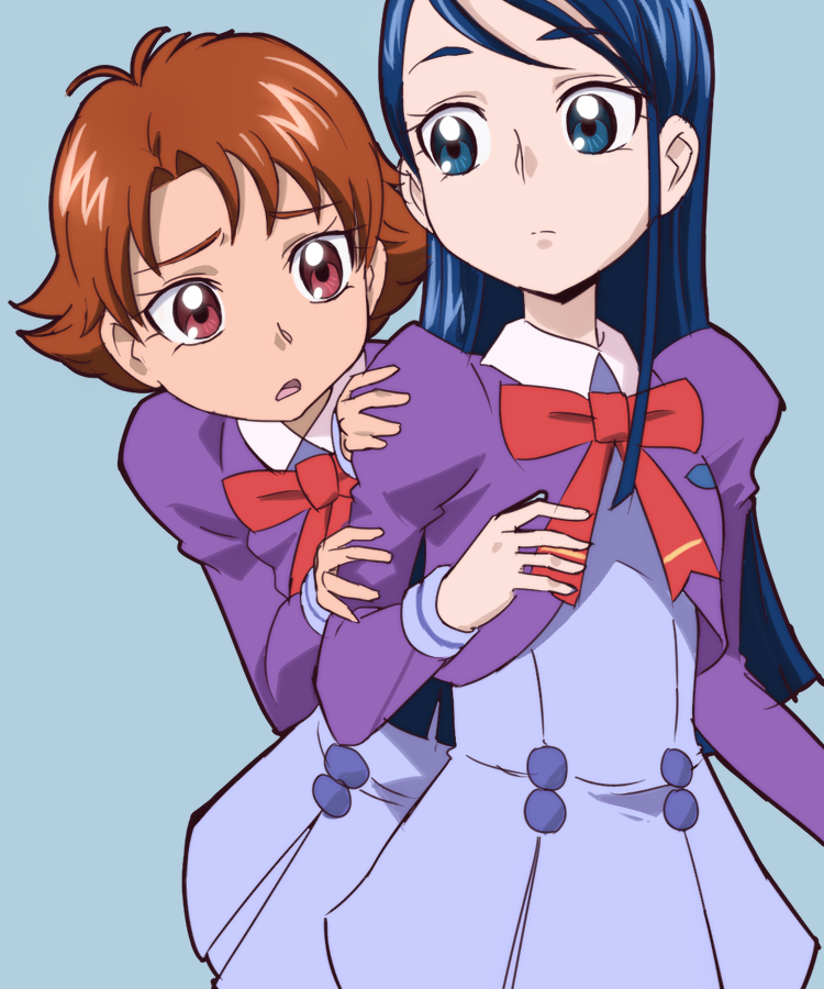 minazuki karen and natsuki rin (precure and 1 more) drawn by oimanji