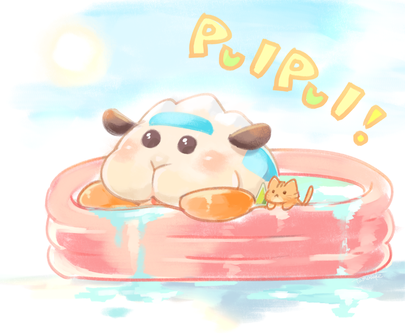 abbey and chappy (pui pui molcar) drawn by tamasuke
