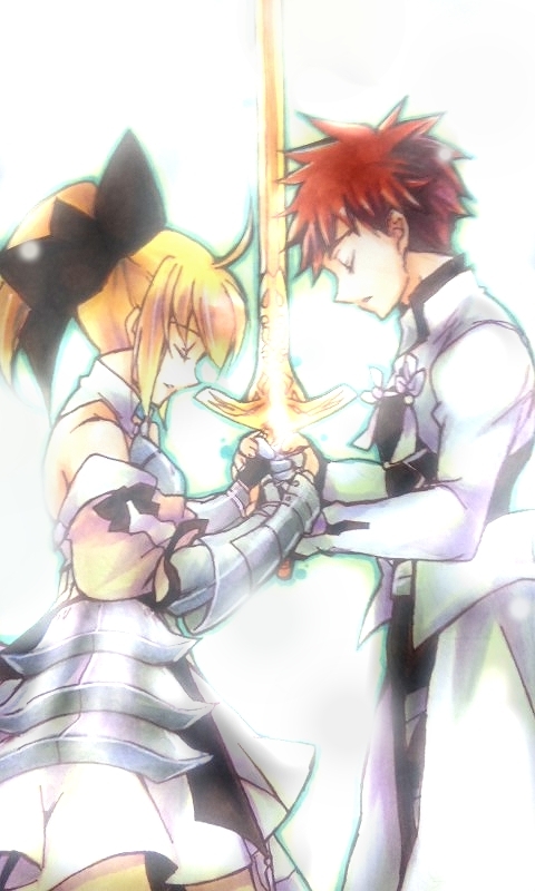artoria pendragon, emiya shirou, archer, and saber lily (fate and 2 more) drawn by 6-k-i-7