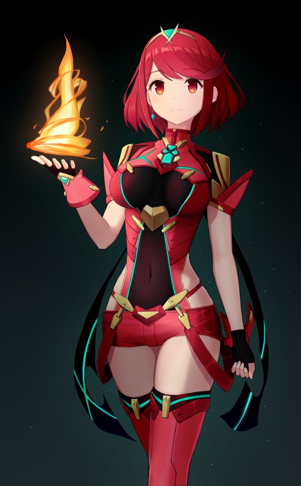 pyra (xenoblade chronicles and 1 more) drawn by neonio