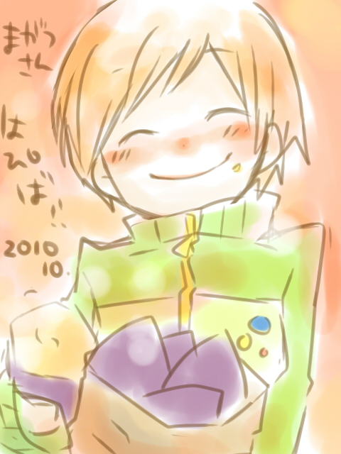 satonaka chie (persona and 1 more) drawn by muro