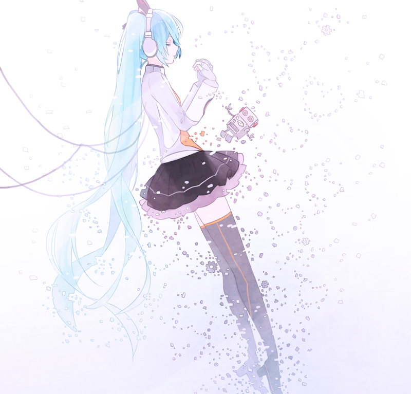 hatsune miku (vocaloid and 3 more) drawn by chiri_(ch!)