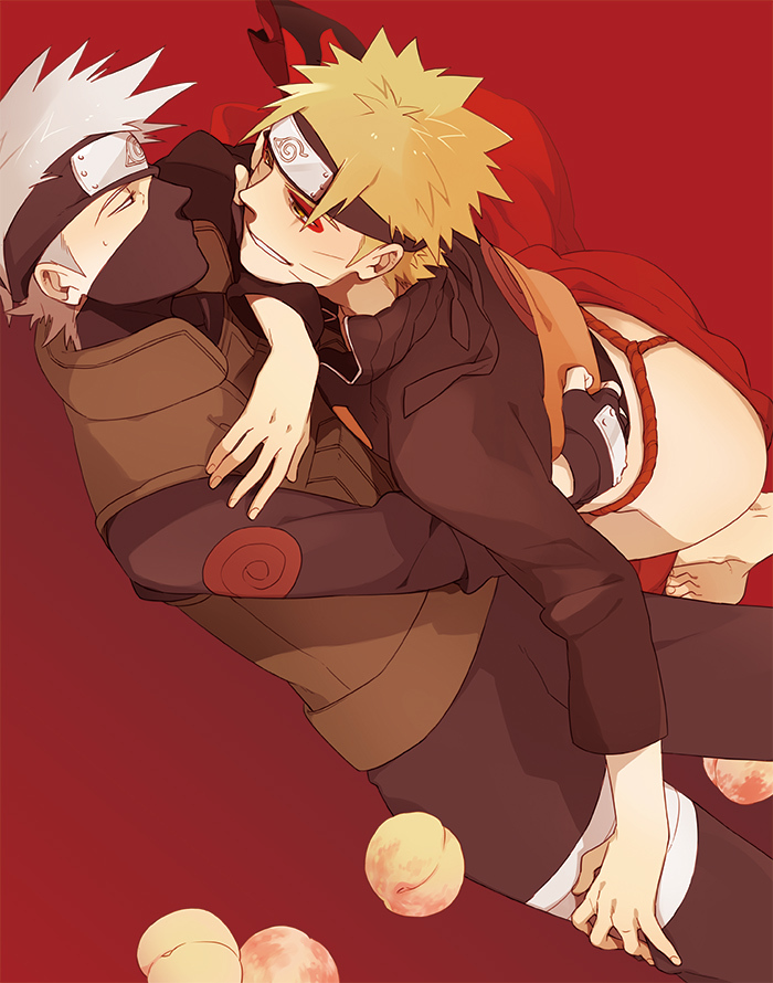 uzumaki naruto and hatake kakashi (naruto and 1 more) drawn by i_(kaiyou)