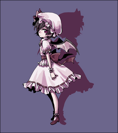 remilia scarlet and lelouch vi britannia (touhou and 1 more) drawn by mecco