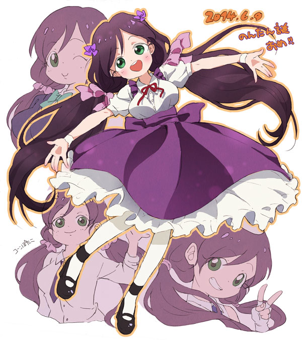 tojo nozomi (love live! and 1 more) drawn by corn_potako