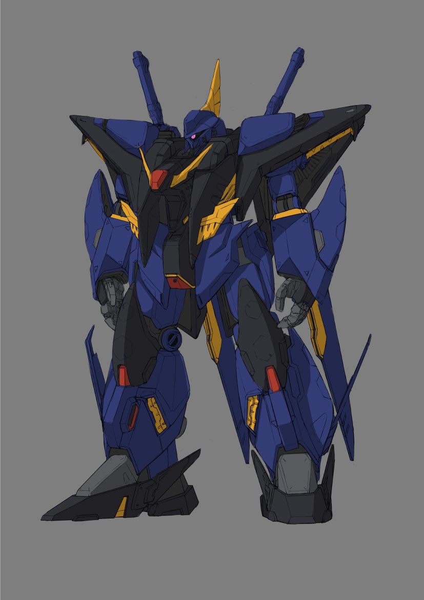 xi gundam and barzam (original and 3 more) drawn by hiwa_industry