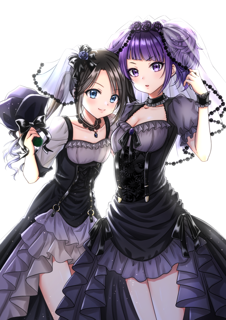 tanaka mamimi and mitsumine yuika (idolmaster and 1 more) drawn by hiiragi_kei