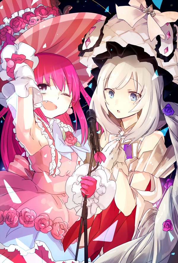 elizabeth bathory and marie antoinette (fate and 1 more) drawn by hanada_hyou